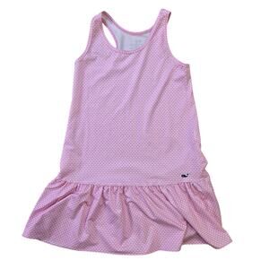 Vineyard Vines Girls Performance dress Pink Whale Size x- Small